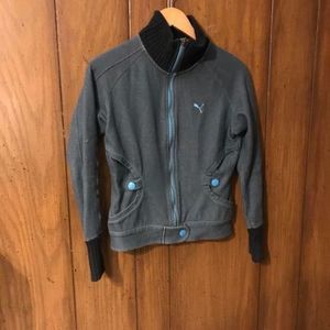 Puma Full Zip Sweater Cuff Sweat Jacket